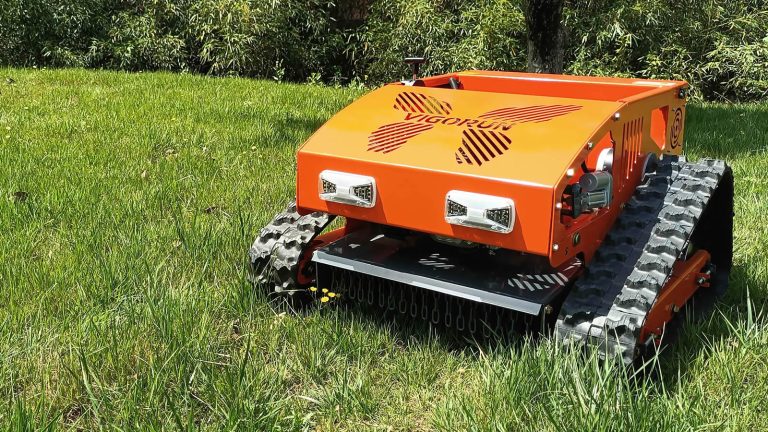 China made remote operated mower for sale, chinese best radio controlled incline mower