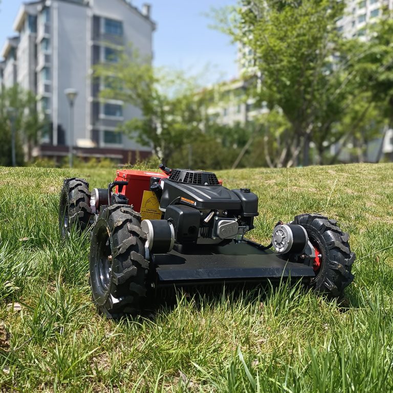 China made wireless mower, chinese best radio controlled lawn mower trimmer