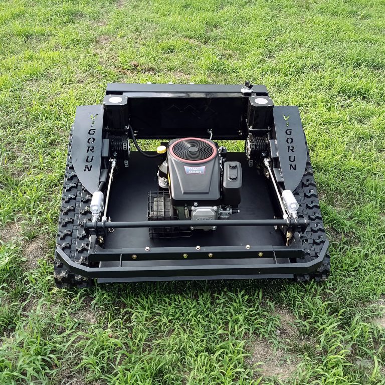 RC cutting grass machine for sale, chinese best remote control brush cutter weed eater