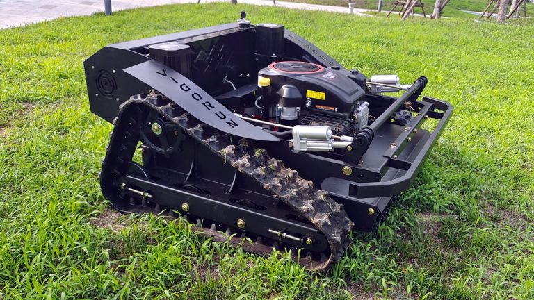China made remotely controlled slope mowing machine, chinese best wireless slope grass cutter