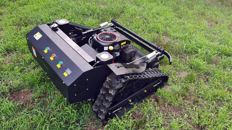 China made wireless cutting grass machine for sale, chinese best remote operated slope cutter