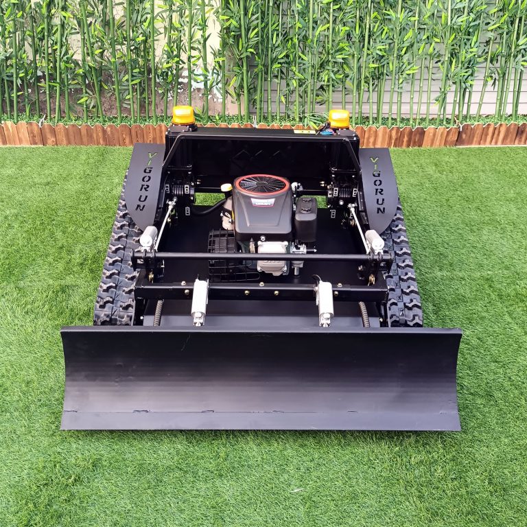 wireless radio control electric slope mower for sale, chinese best remote control lawn mower
