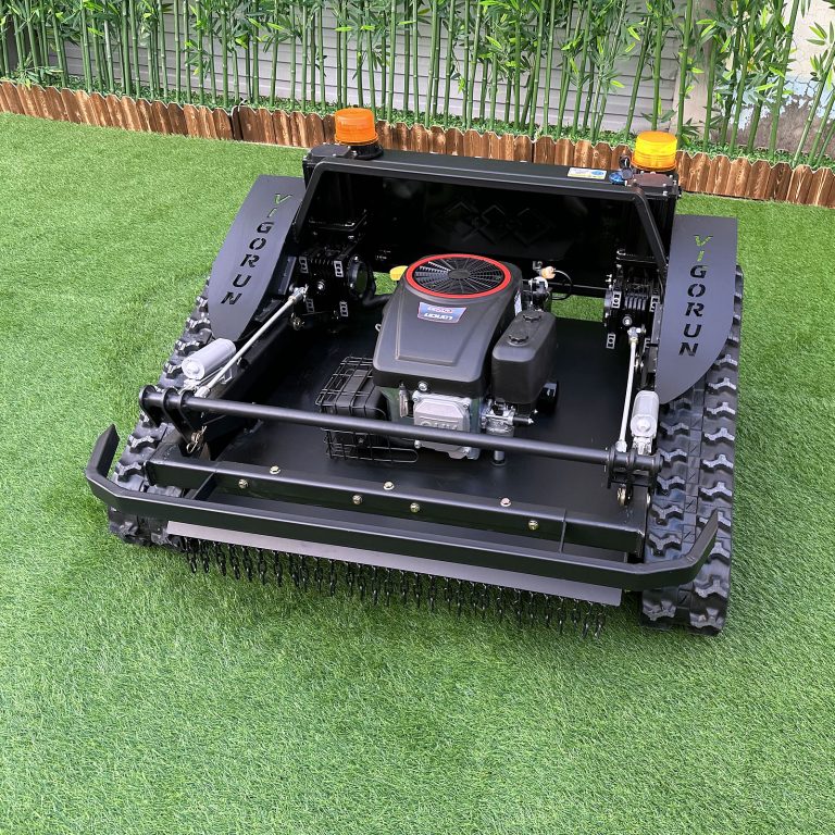 best quality lithium battery remote control lawn mower made in China