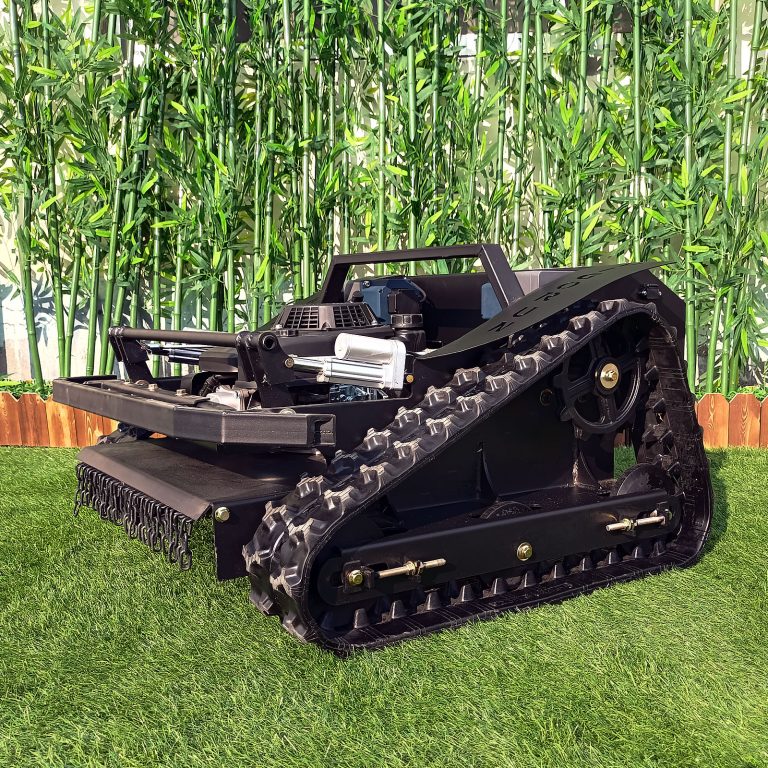 China made remote brush mower for sale, chinese best wireless radio control slope mower