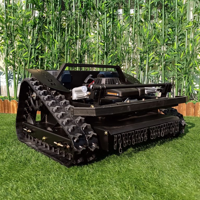 China made remotely controlled lawnmower for sale, chinese best RC slope mowing machine
