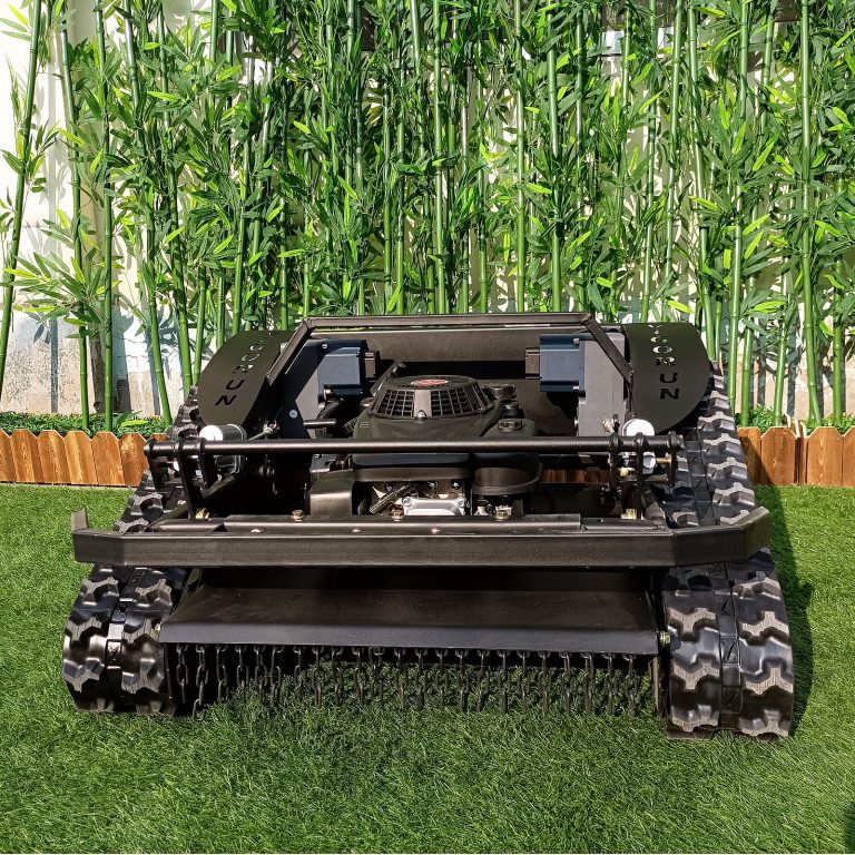 China made remote control lawn mower for sale, chinese best wireless radio control weed cutter