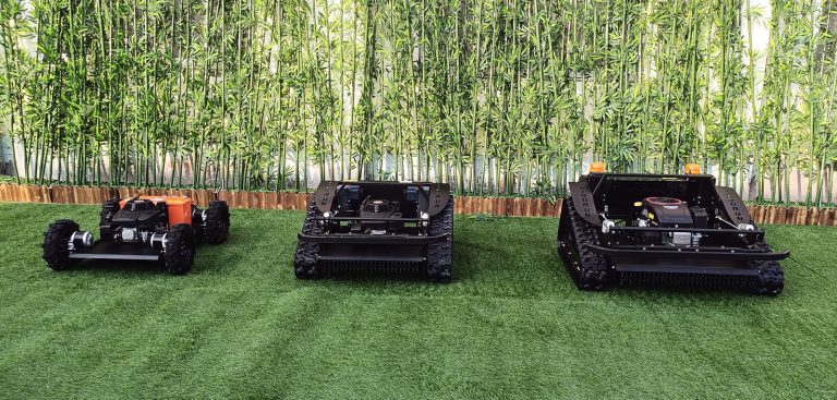best quality remote control tracked lawn mower made in China