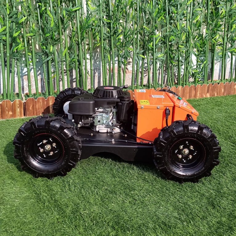 wireless radio control robotic slope mower for sale, chinese best RC lawn mower trimmer