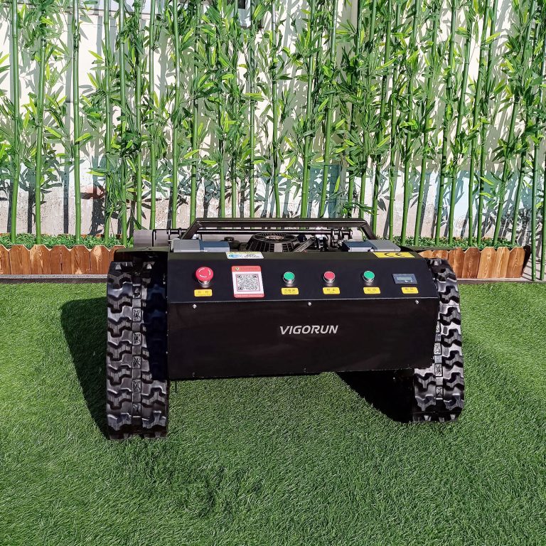 best price China remotely controlled robot slope mower for sale