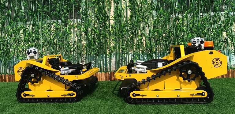 best price China remote control steep slope lawn mower for sale