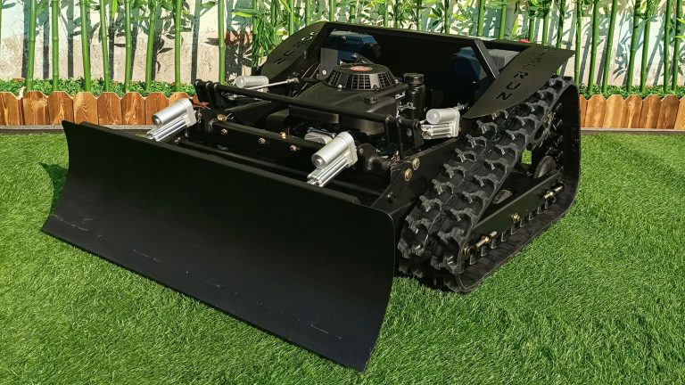 remote control lawn mower with tracks for sale from China manufacturer factory