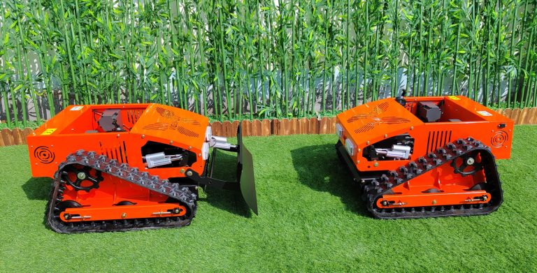 best price China wireless radio control industrial remote control lawn mower for sale