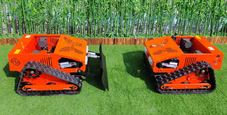 wireless radio control tracked lawn mower for sale from China manufacturer factory