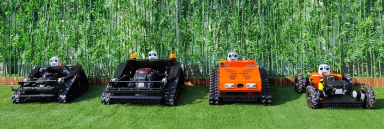 best price China remotely controlled tracked brush mower for sale