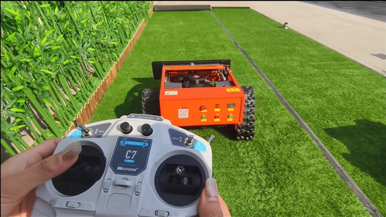 radio controlled trimmer lawn mower for sale from China manufacturer factory