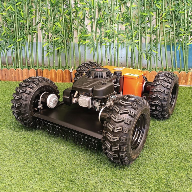 remote control robot mower for hills for sale from China manufacturer factory