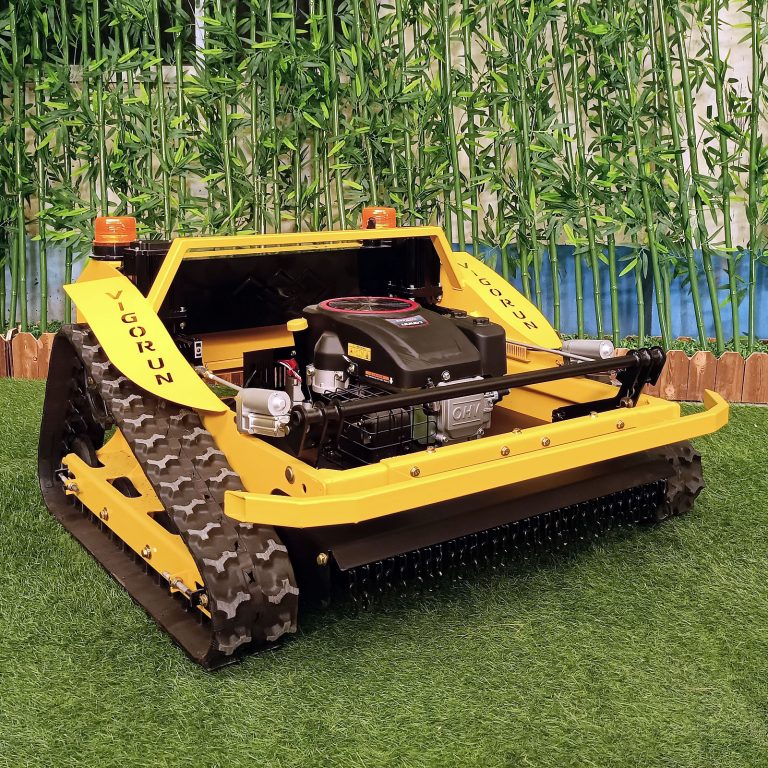 remotely controlled robot mower for hills for sale from China manufacturer factory