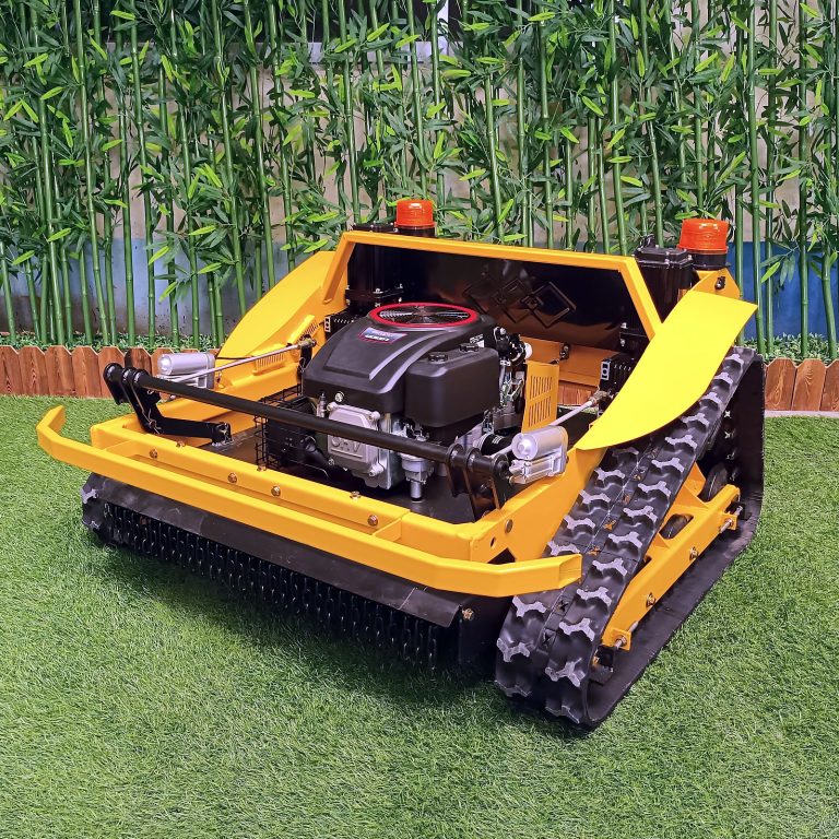 best price China remote control tracked slope mower for sale