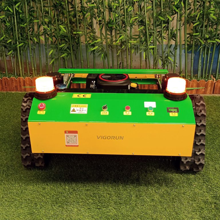 remote operated crawler lawn mower for sale from China manufacturer factory