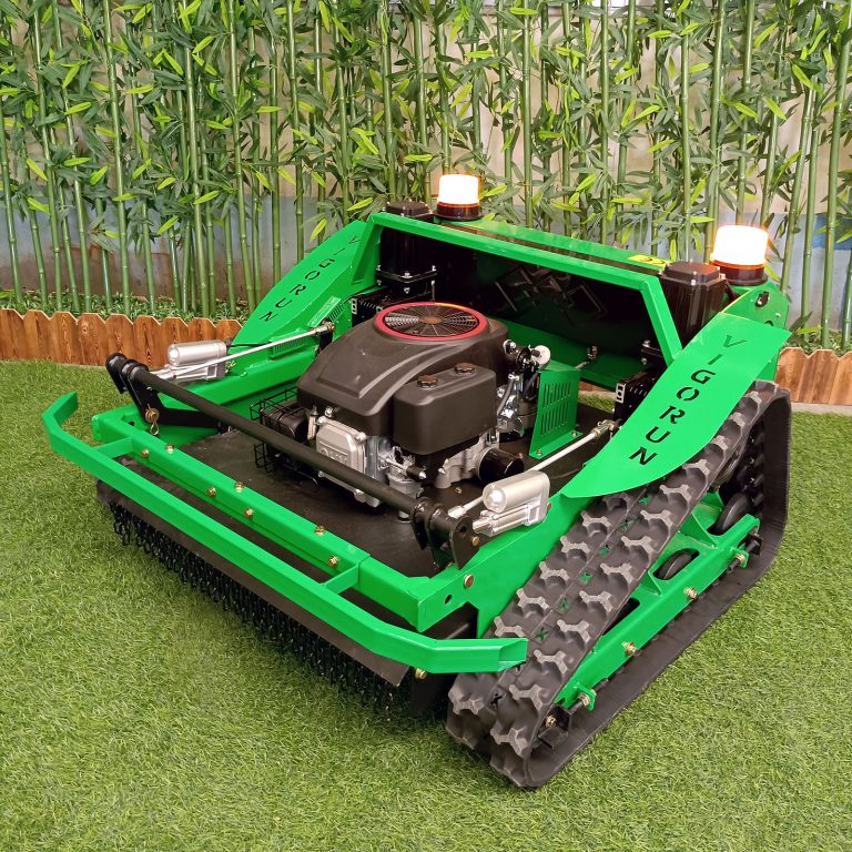 best price China remote controlled tracked mower for sale