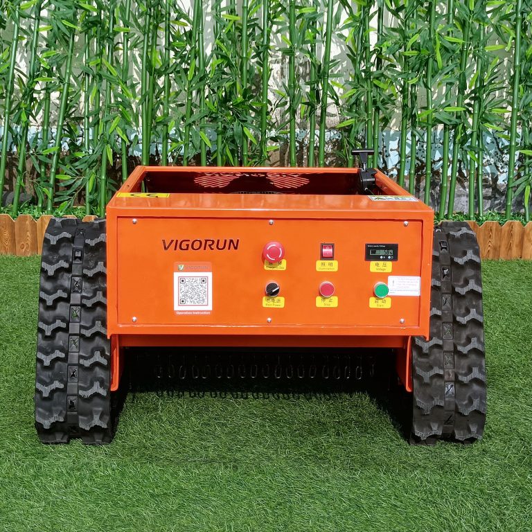 wireless radio control slope lawn mower for sale from China manufacturer factory