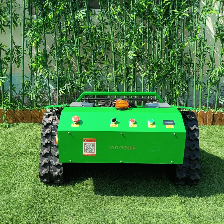 🌿 Revolutionize Your Lawn Care with Vigorun Tech’s Wireless Radio Control Track-Mounted Lawn Grass Cutter! 🌱