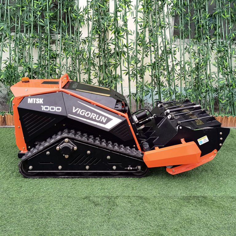 🚀 Track-Mounted CE EPA Approved Gasoline Engine Robotic Self-Charging Generator Cordless Tools Carrier – Vigorun Tech’s Ultimate Remote-Control Beast for Slopes & Weeds!